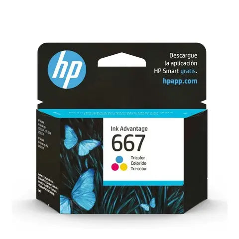 Consumible HP 667 Cartucho Tri-color
